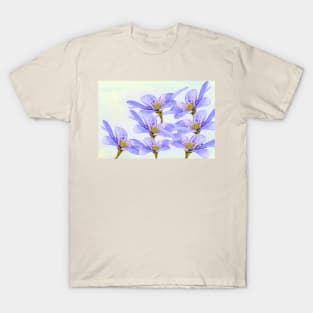 Purple Violet Flowers T-Shirt